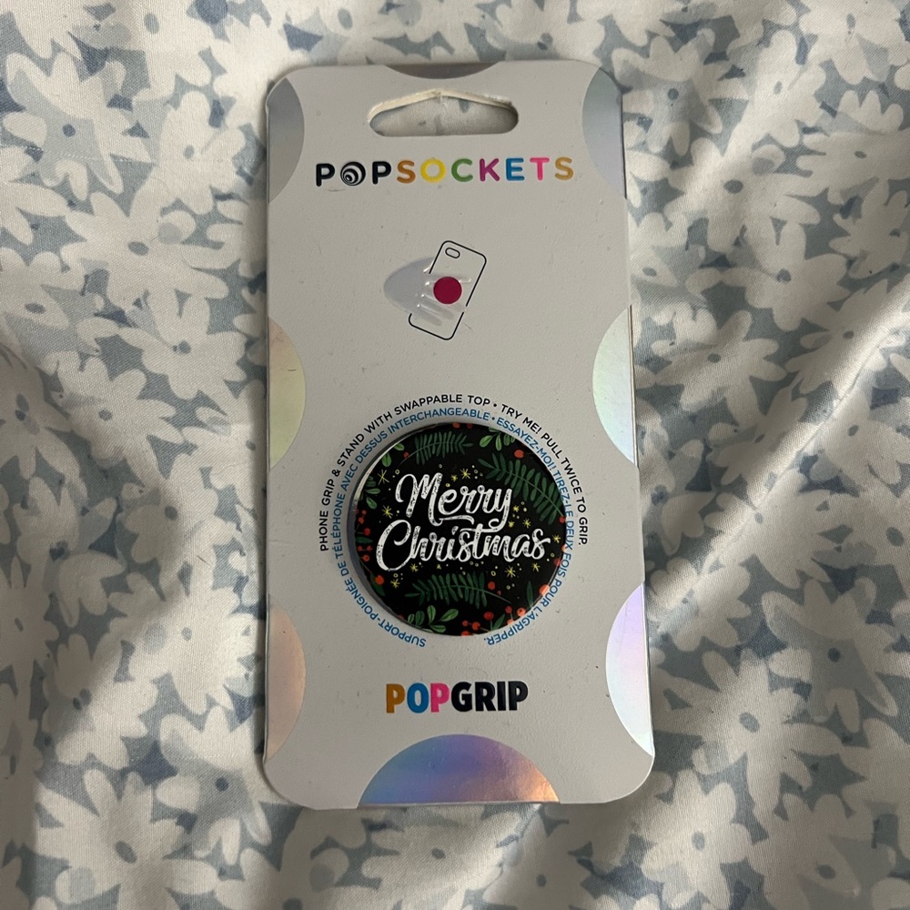 NWT Merry Christmas pop socket